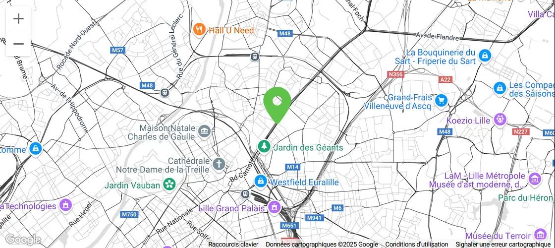 Localisation Immotram La Madeleine