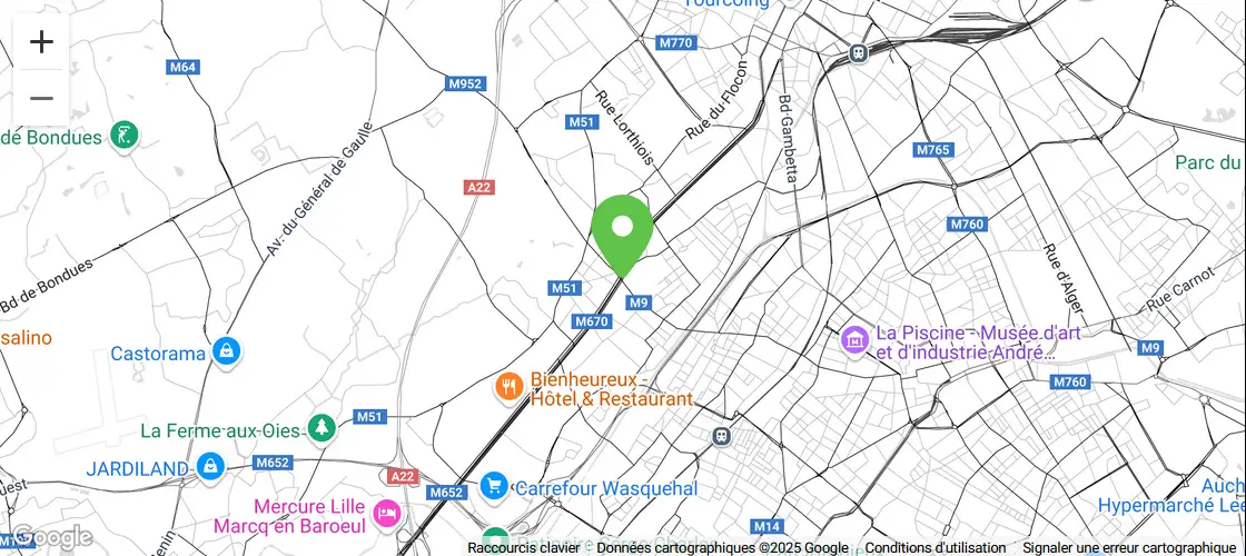 Localisation Immotram Mouvaux