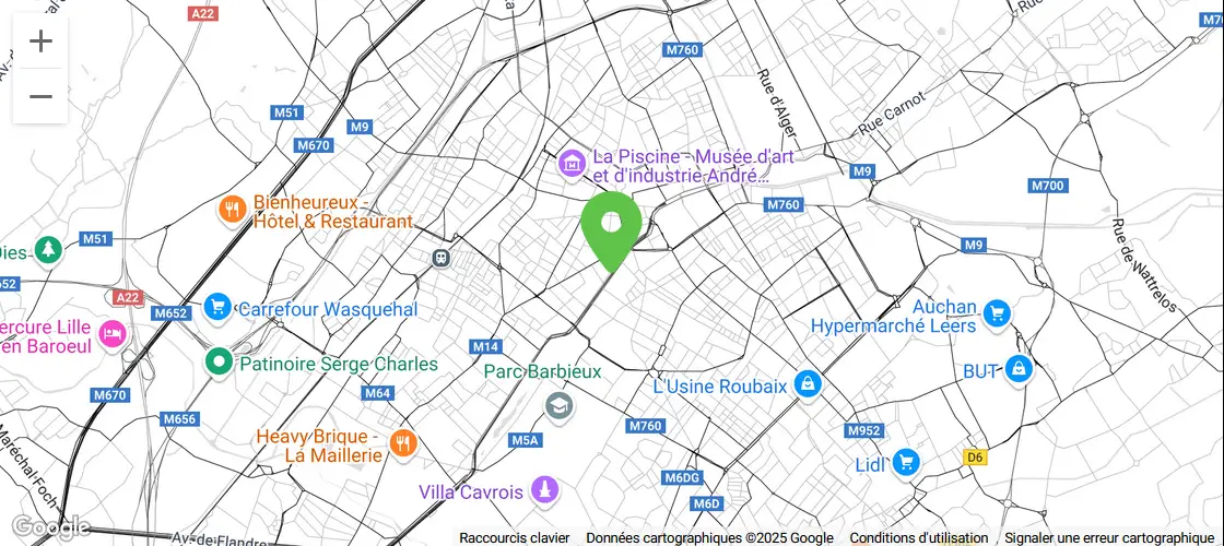 Localisation Immotram Roubaix