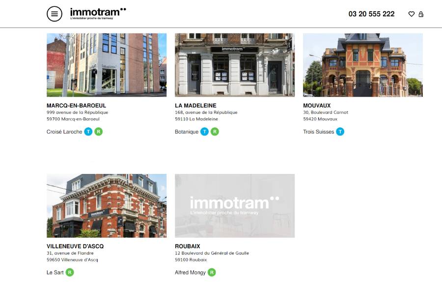 L'agence immobilière Immotram